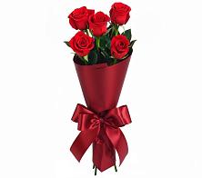 Букет 5 Красных роз Эдлесс Лав в Междуреченском