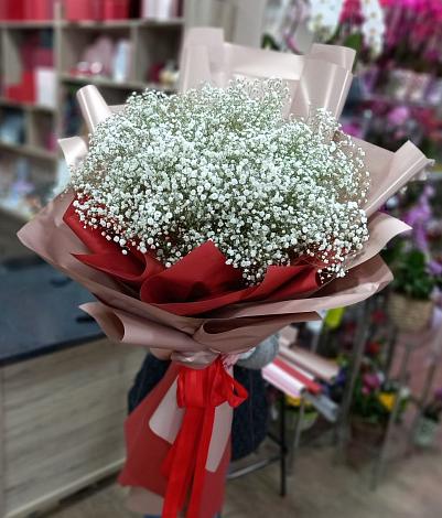 Букет цветов из: Гипсофила в Междуреченском