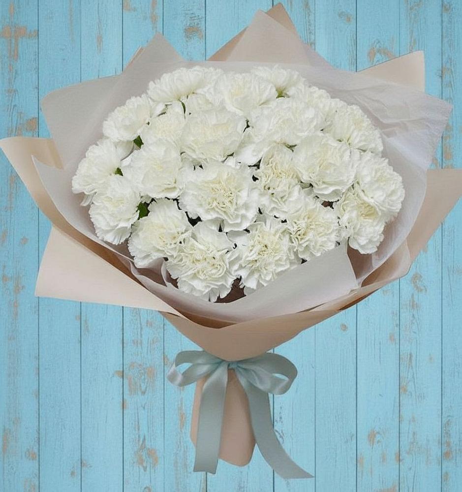 Букет цветов из: Гвоздики в Междуреченском