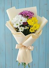 Букет цветов из:  Хризантемы #REPLACE_PRED# Междуреченском