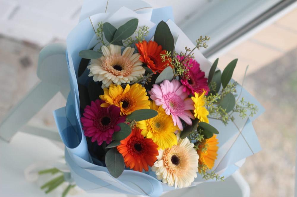 Букет цветов из: Герберы в Междуреченском