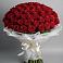 Букет 101 Красная роза Блэк Мэджик в Междуреченском