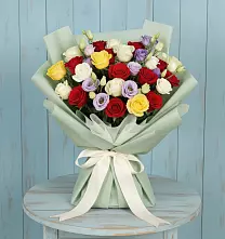 Букет цветов из:  Розы #REPLACE_PRED# Междуреченском