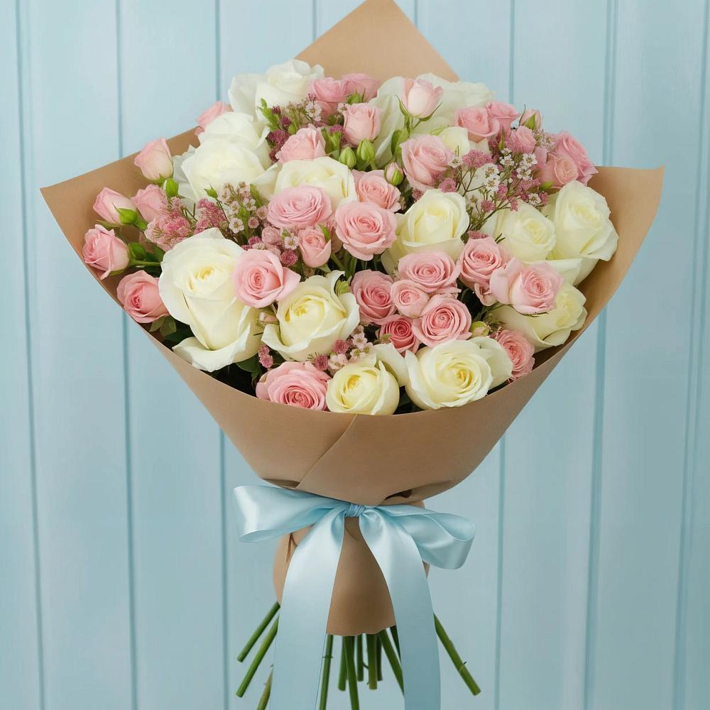 Букет цветов из: Розы в Междуреченском