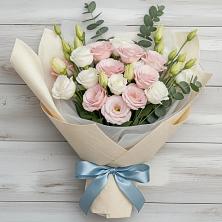 Букет цветов из:  Лизиантусы в Междуреченском