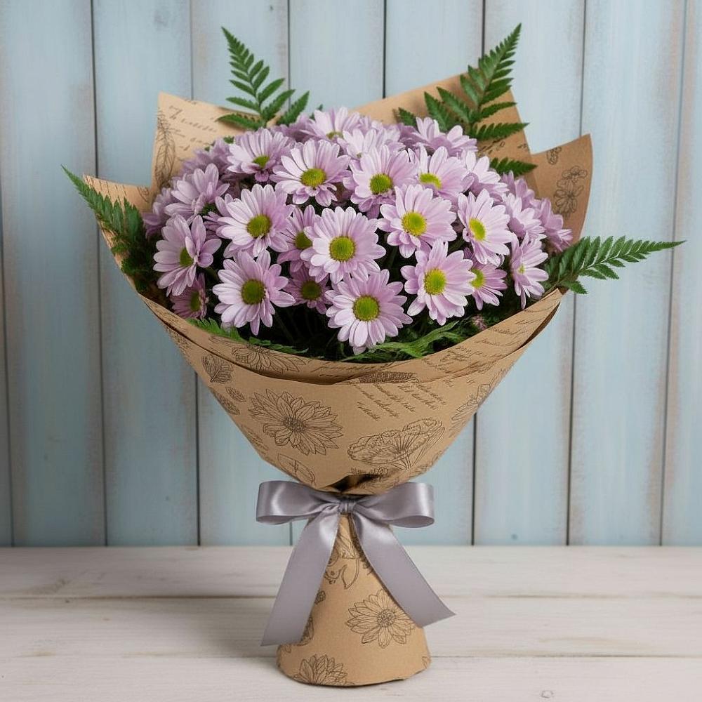 Букет цветов из: Хризантемы в Междуреченском