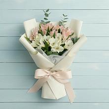 Букет цветов из:  Альстромерии в Междуреченском