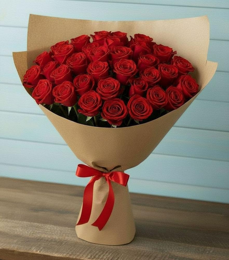 Букет Красные розы Милано в Междуреченском