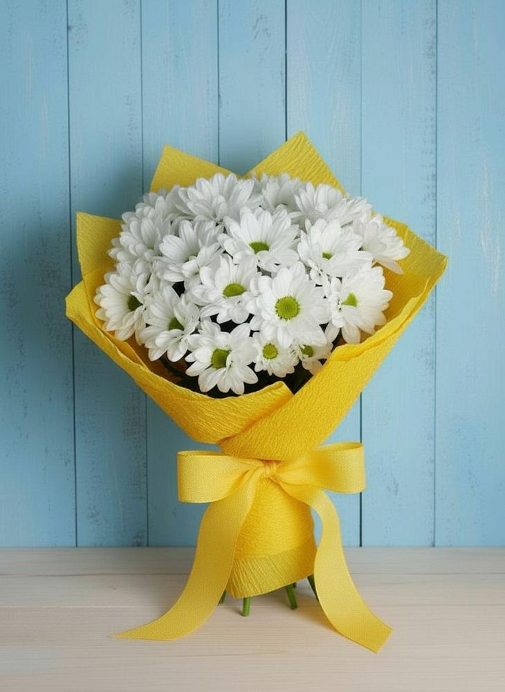 Букет цветов из: Хризантемы в Междуреченском