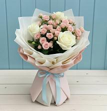 Букет цветов из:  Розы в Междуреченском