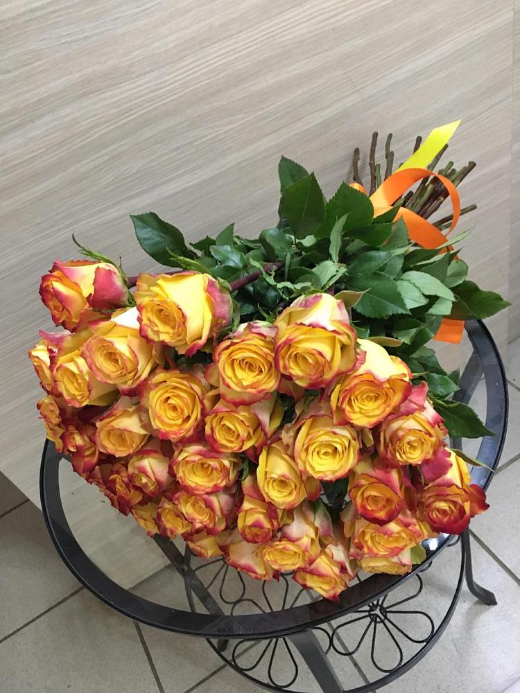 Букет Желтые розы в Междуреченском